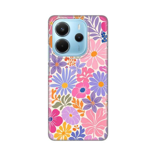 Torbica Silikonska Print za Xiaomi Redmi Note 14 4G (SRB) Sunny Petals