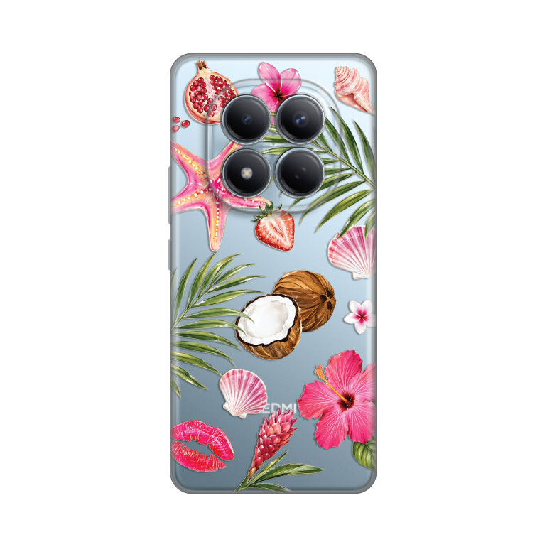 Torbica Silikonska Print za Xiaomi Redmi Note 15 Pro 4G Coconut Paradise