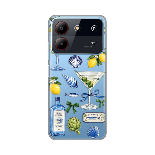 Torbica Silikonska Print za ZTE Blade A54 Mediterranean Martini