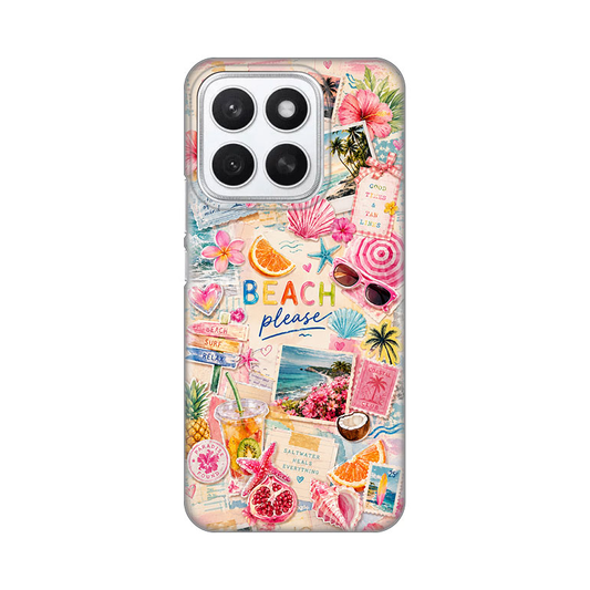 Torbica Silikonska Print Skin za Honor X8c Beach Please