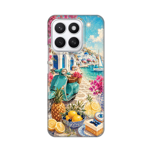 Torbica Silikonska Print Skin za Honor X8c Summer in Greece