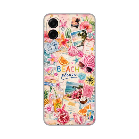 Torbica Silikonska Print Skin za Samsung A075F Galaxy A07 Beach Please