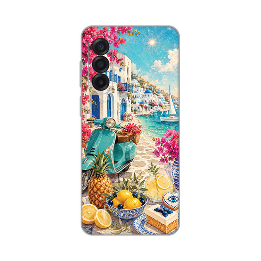 Torbica Silikonska Print Skin za Samsung A175F Galaxy A17 Summer in Greece
