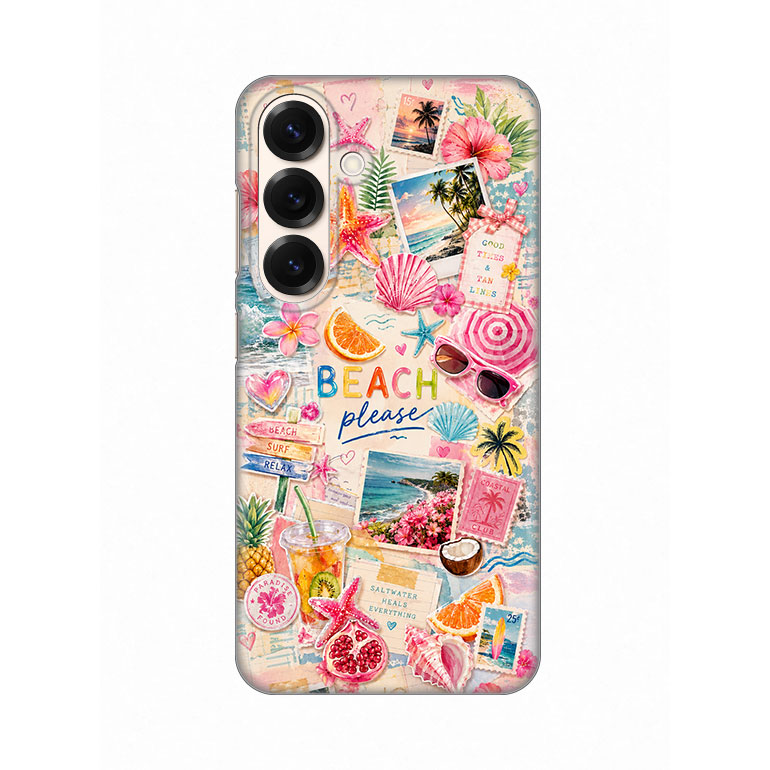 Torbica Silikonska Print Skin za Samsung S931B Galaxy S25 Beach Please