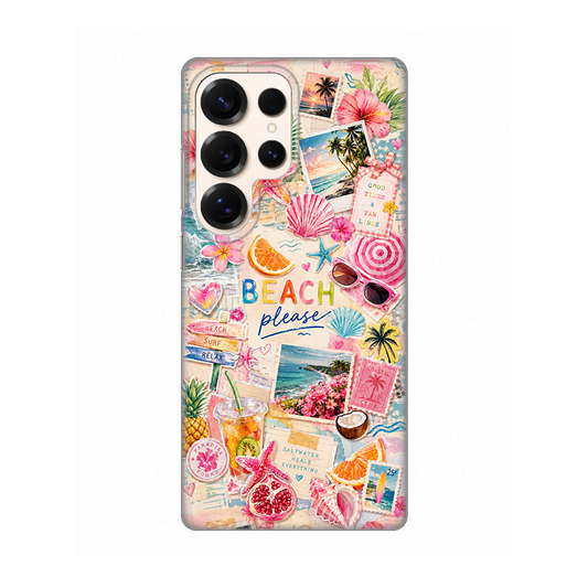 Torbica Silikonska Print Skin za Samsung S938B Galaxy S25 Ultra Beach Please