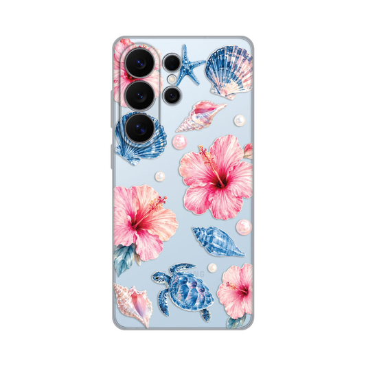 Torbica Silikonska Print Skin za Samsung S948B Galaxy S26 Ultra Hibiscus Sea