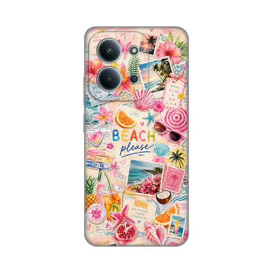 Torbica Silikonska Print Skin za Xiaomi Redmi 15C 4G Beach Please