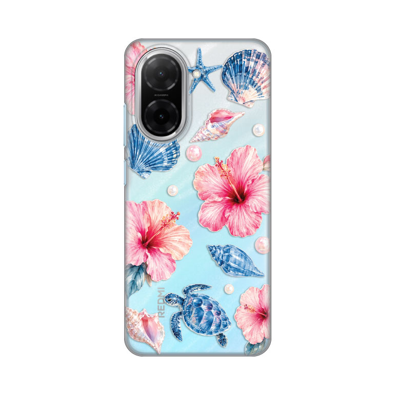 Torbica Silikonska Print Skin za Xiaomi Redmi A5(173mm) Hibiscus Sea