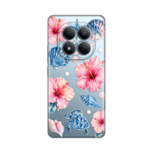 Torbica Silikonska Print Skin za Xiaomi Redmi Note 15 Pro 4G Hibiscus Sea