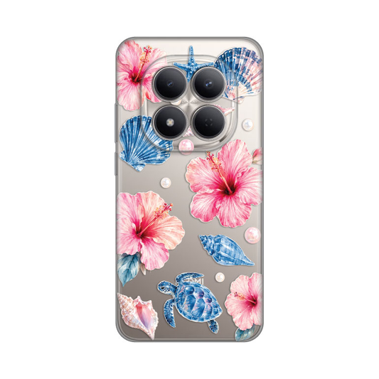 Torbica Silikonska Print Skin za Xiaomi Redmi Note 15 Pro 5G Hibiscus Sea