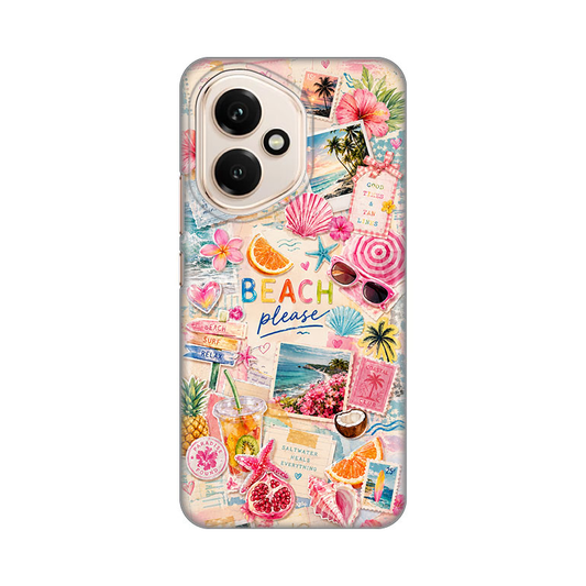 Torbica Silikonska Print Skin za Honor 400 Beach Please