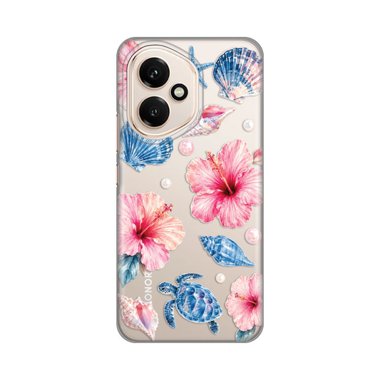 Torbica Silikonska Print Skin za Honor 400 Hibiscus Sea