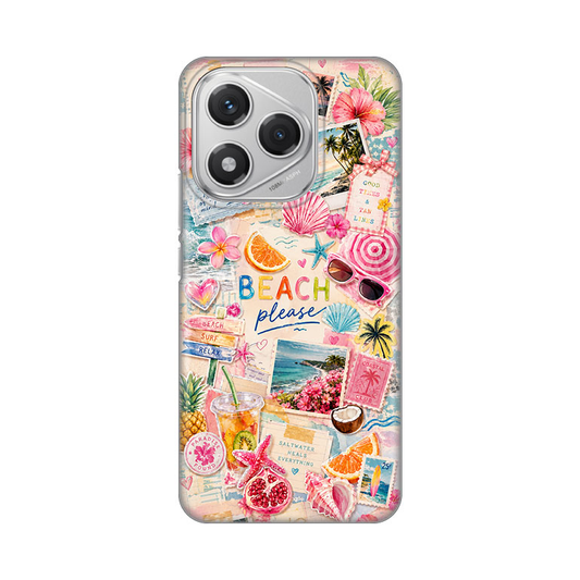 Torbica Silikonska Print Skin za Honor 400 Lite Beach Please