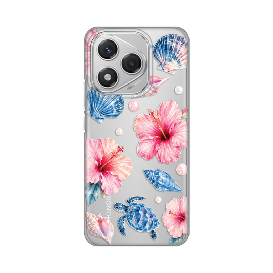 Torbica Silikonska Print Skin za Honor 400 Lite Hibiscus Sea