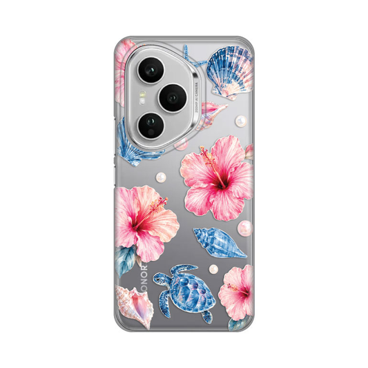 Torbica Silikonska Print Skin za Honor 400 Pro Hibiscus Sea