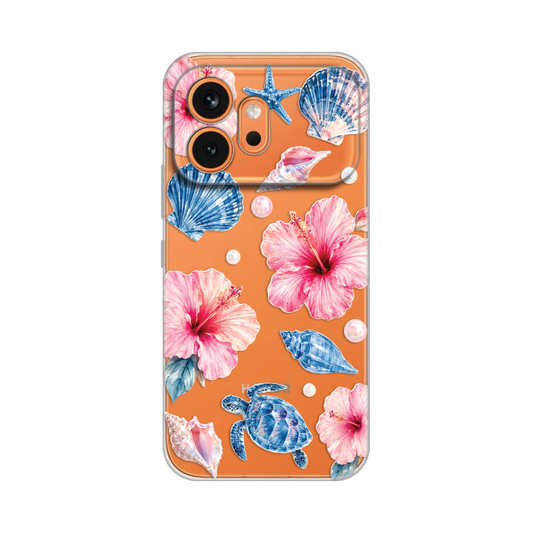 Torbica Silikonska Print Skin za Honor 600 Hibiscus Sea