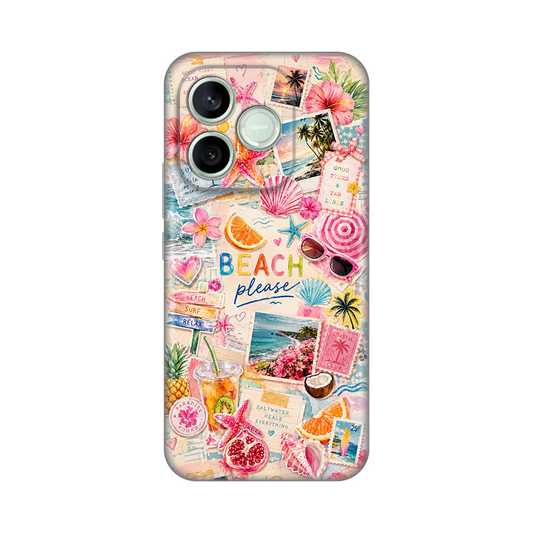 Torbica Silikonska Print Skin za Honor 600 Lite Beach Please