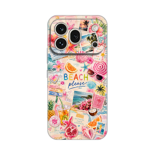 Torbica Silikonska Print Skin za Honor 600 Pro Beach Please