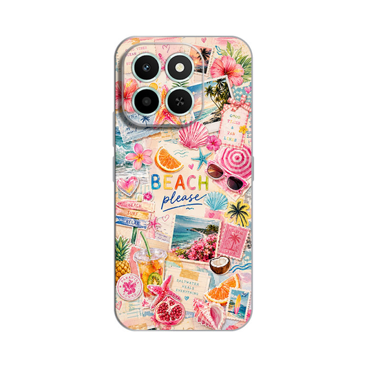 Torbica Silikonska Print Skin za Honor X6c Beach Please