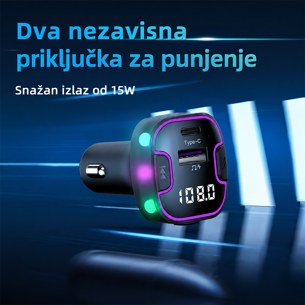 FM transmiter CS6 crni