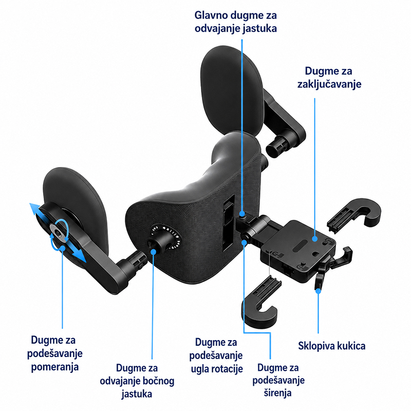 Naslon za glavu za auto sediste A06