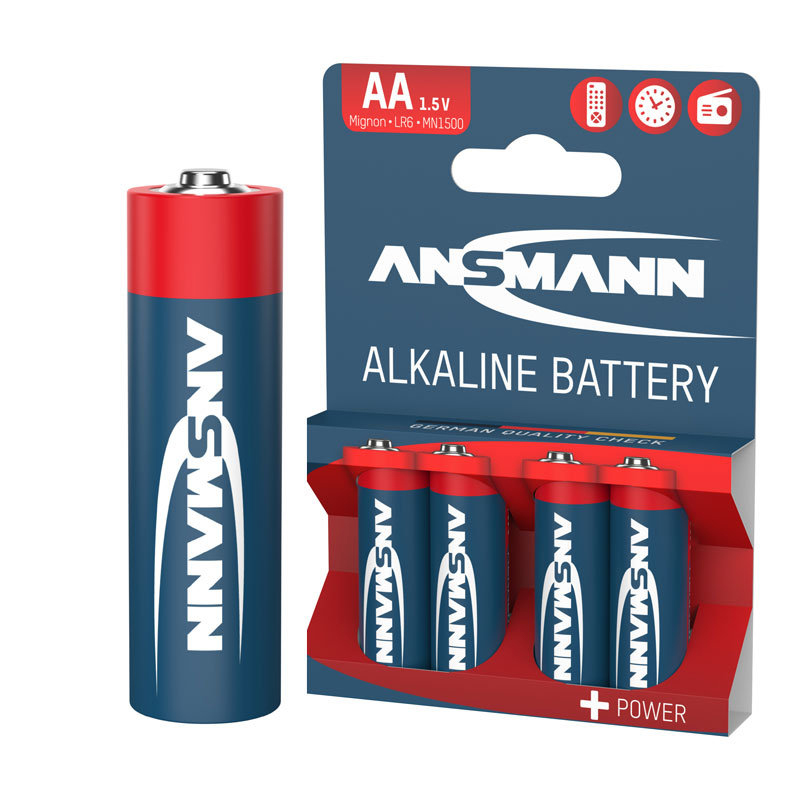 ANSMANN Alkalna baterija LR6 AA 1,5V blister 4kom