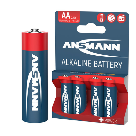 ANSMANN Alkalna baterija LR6 AA 1,5V blister 4kom