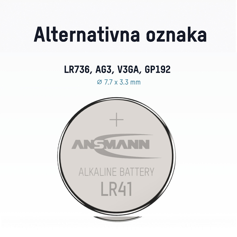 ANSMANN Baterija alkalna LR41 5015332