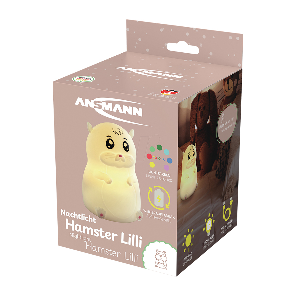 ANSMANN Nocna lampa za decu Hamster 1800-0092