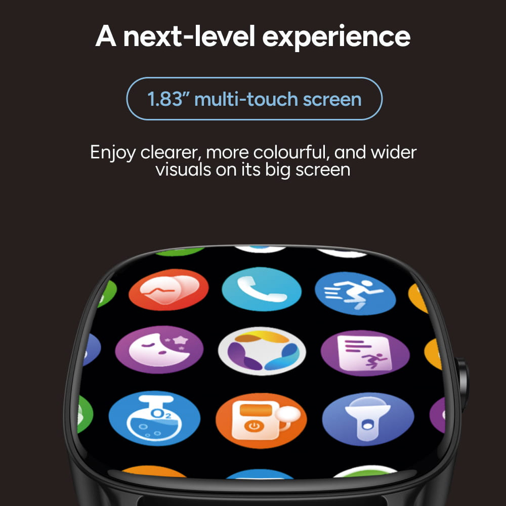 Smart watch KSIX BXSW31B Pulse, 1.83" TFT,300mAh,bez