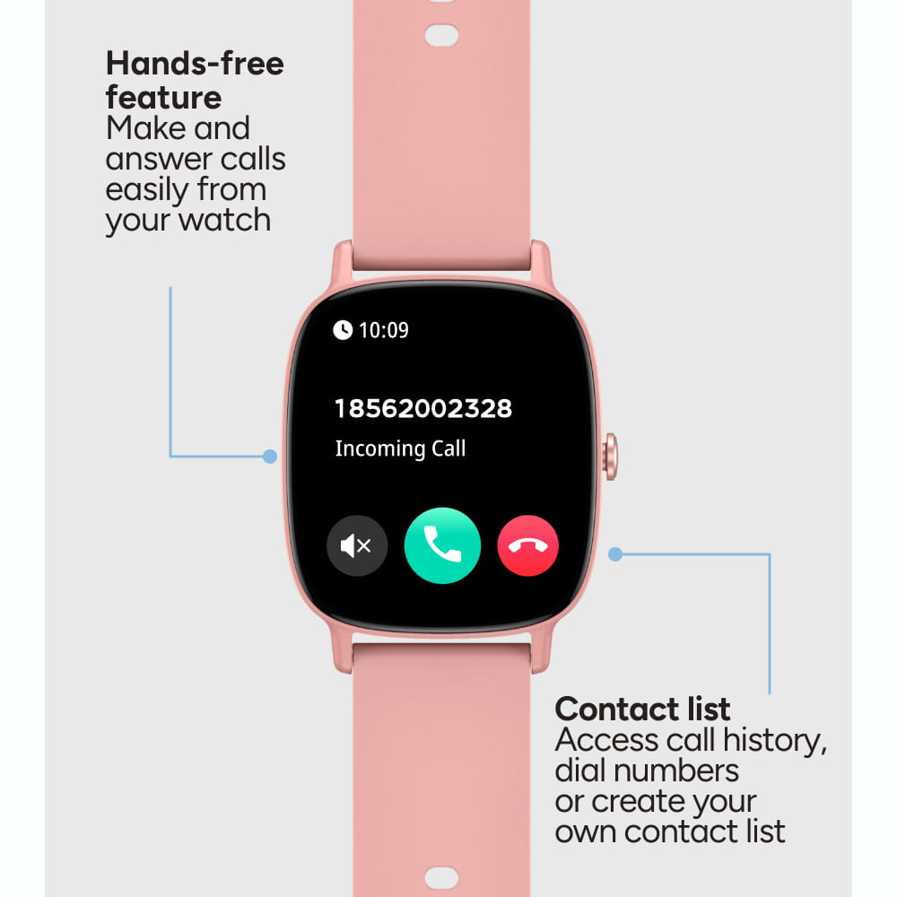 Smart watch KSIX BXSW31R Pulse, 1.83" TFT,300mAh,pink