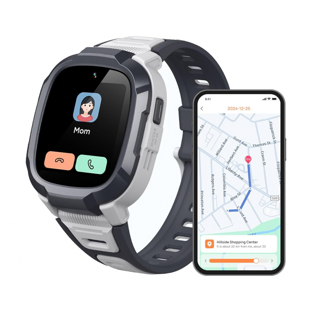 Smart watch MIBRO P6 , 1.4" TFT, GPS,SIM,128Gb, sivi