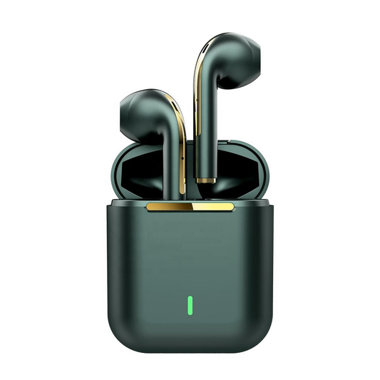 Bluetooth slusalice Airpods Earbuds J18 metalik zelene
