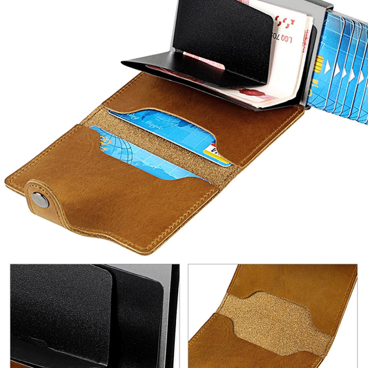 Novcanik Coteci Luxury Series + Anti-theft OT-014 braon