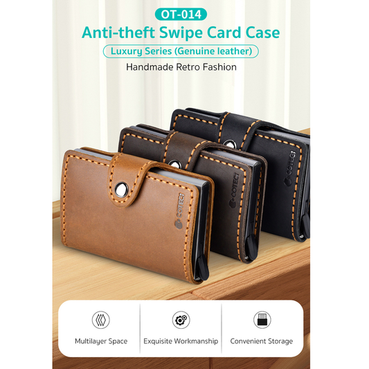 Novcanik Coteci Luxury Series + Anti-theft OT-014 crni