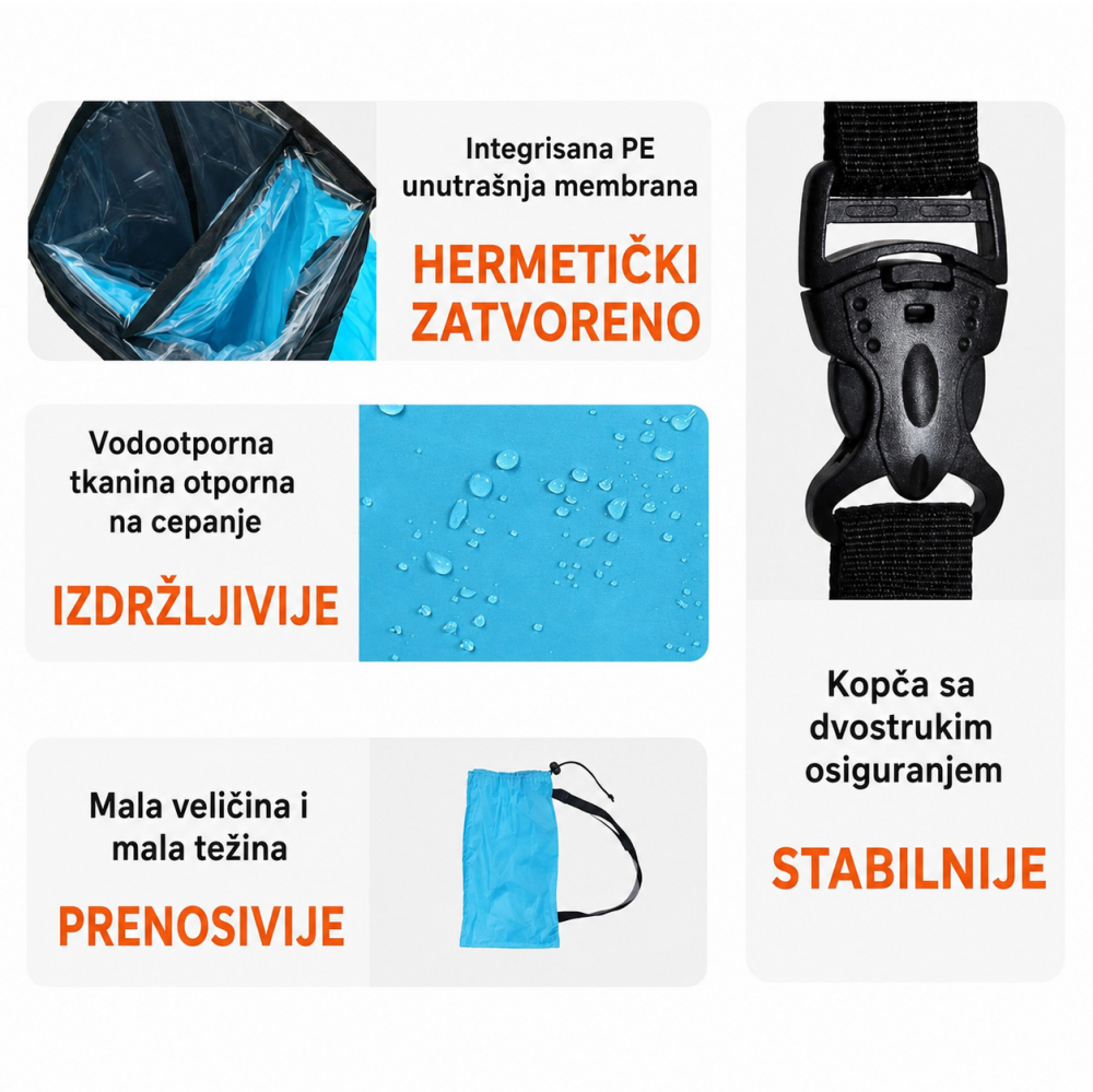 Sofa na naduvavanje  JWD crvena