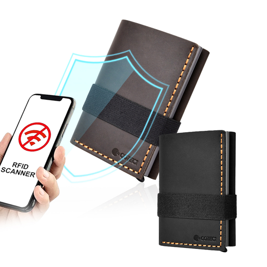 Novcanik Coteci Luxury Series + Anti-theft OT-013 crni