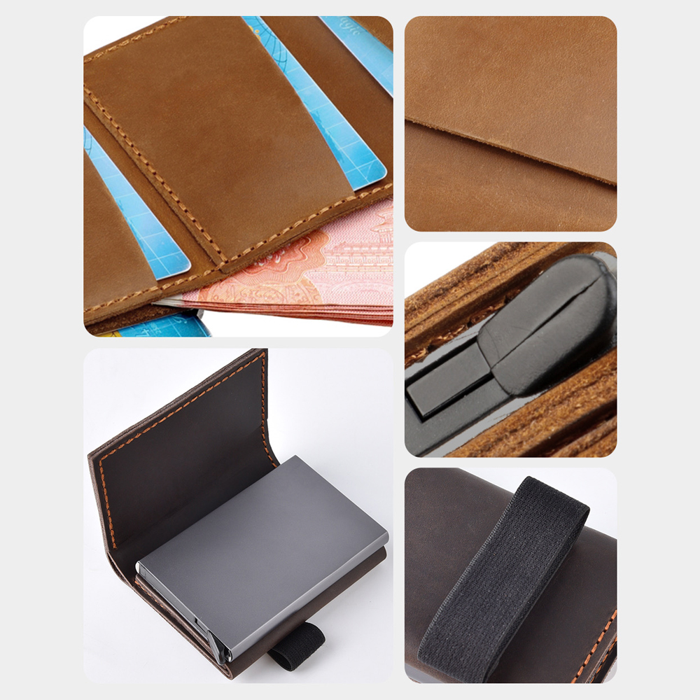 Novcanik Coteci Luxury Series + Anti-theft OT-013 crni