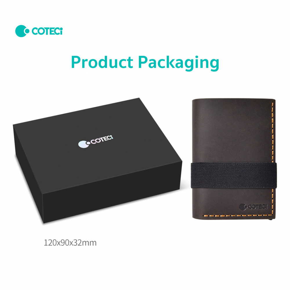 Novcanik Coteci Luxury Series + Anti-theft OT-013 crni