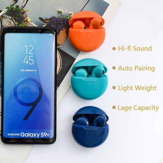 Bluetooth slusalice Airpods T-phox Pro tamno plave HQ