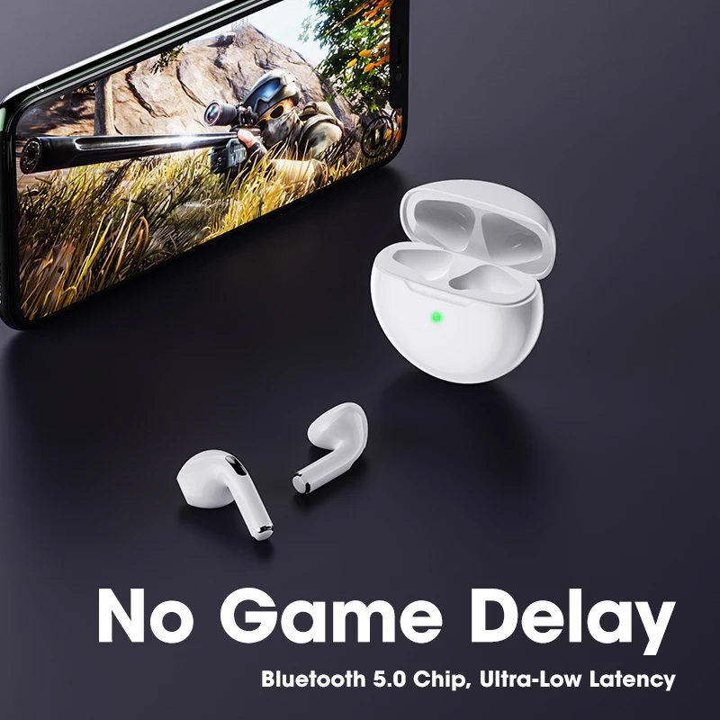 Bluetooth slusalice Airpods T-phox Pro tamno plave HQ