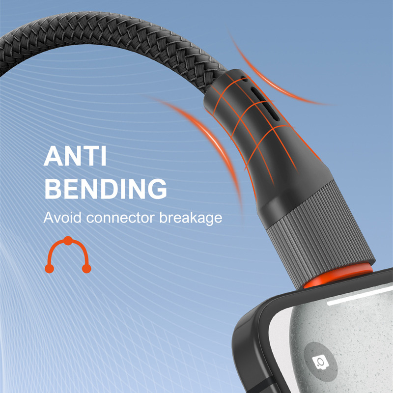 Data kabl LDNIO LC96 u 4.2A 3 u 1 sivi 1.2m