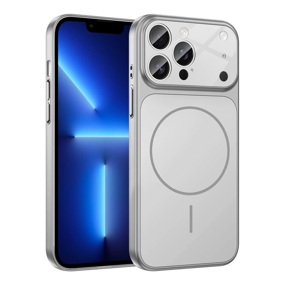 Torbica Magsafe LookLike za iPhone 13 Pro Max 6.7 srebrna