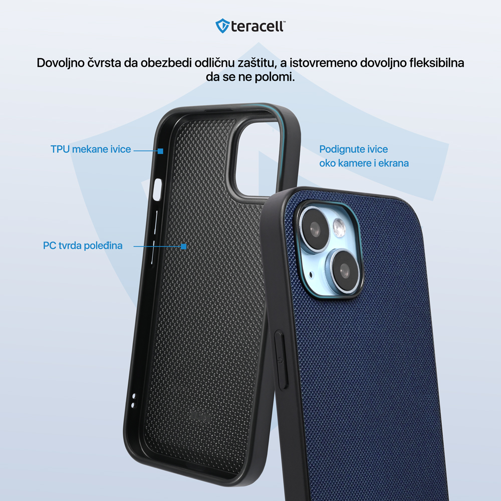Torbica Teracell Scrub za iPhone 13 6.1 tamno zelena