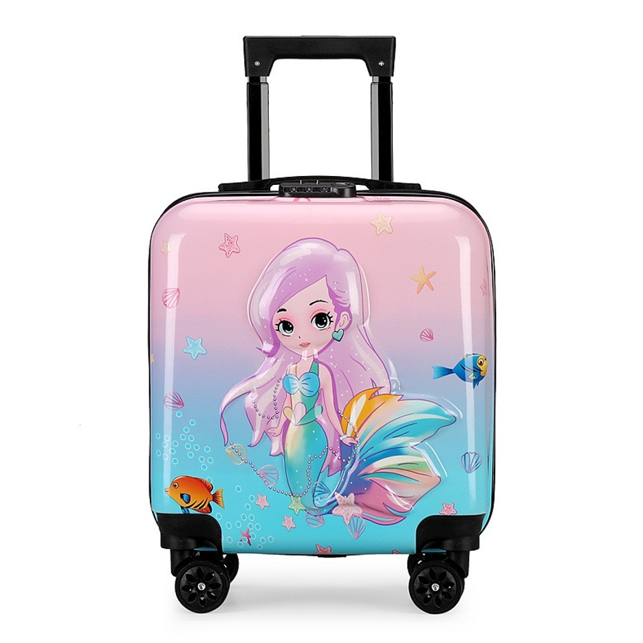 Kofer Sirena plavo roze EL 18"