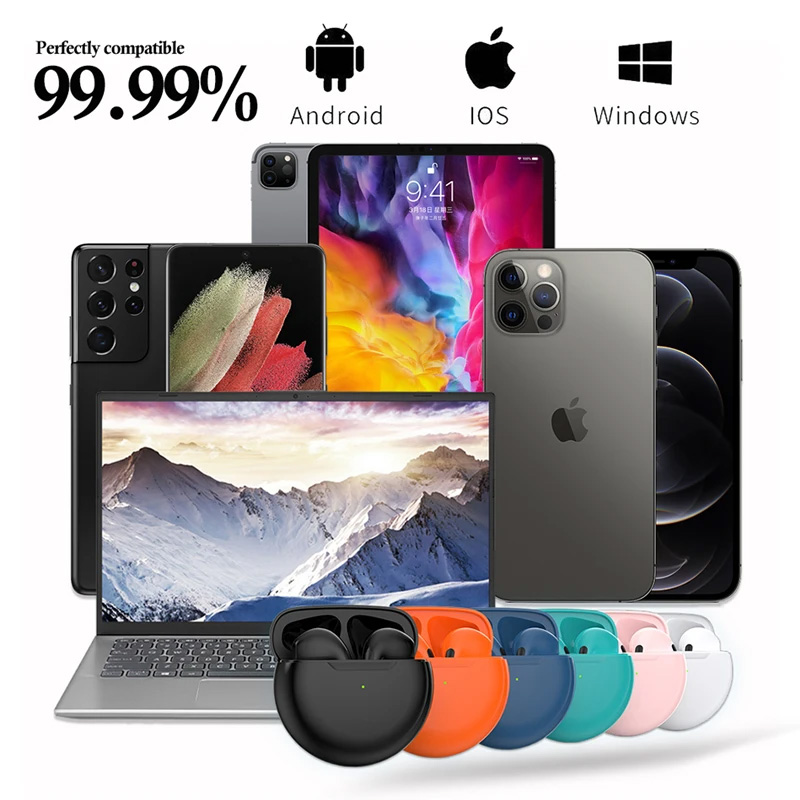 Bluetooth slusalice Airpods Pro6 bele HQ
