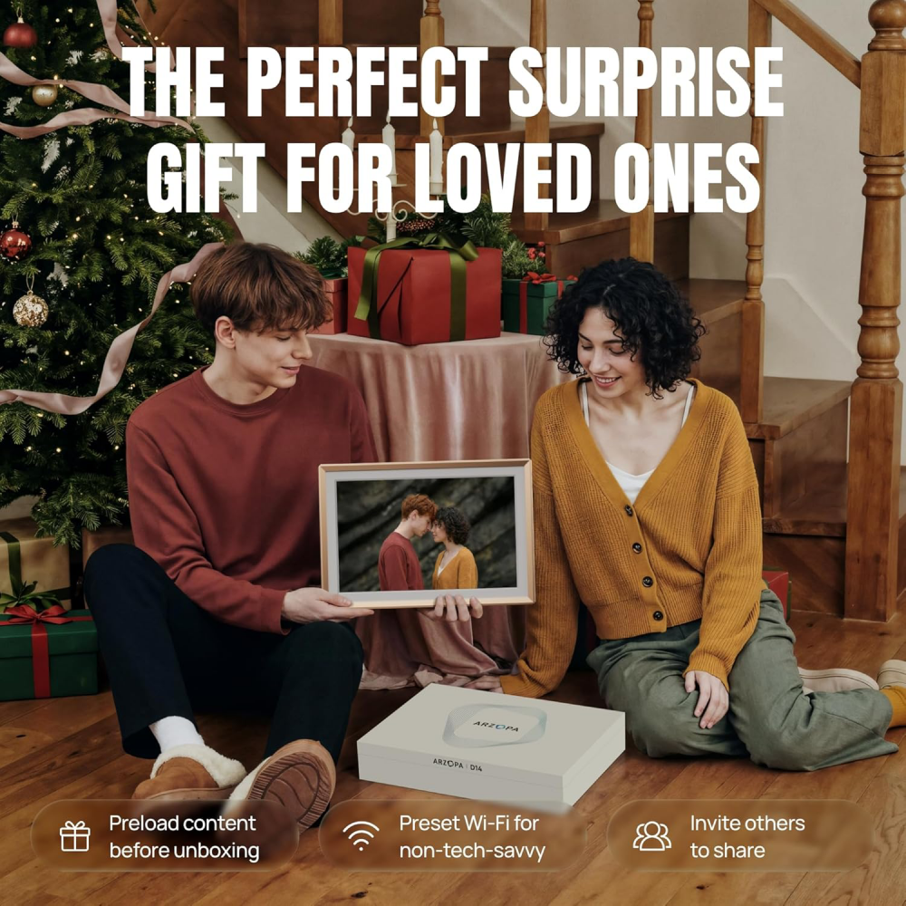 Digitalni foto ram Arzopa 14 inch Gold Metal 32GB