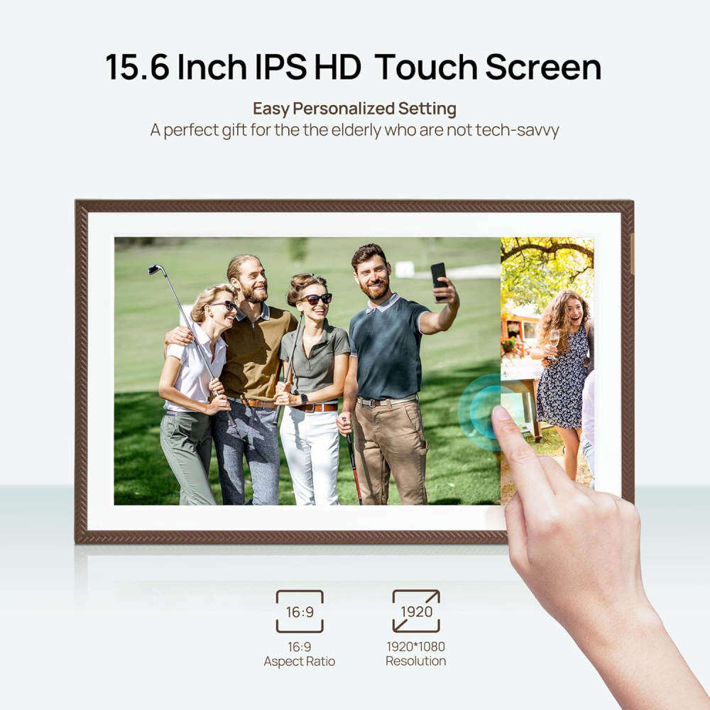 Digitalni foto ram Arzopa 15,6 inch Brown Plastic 32GB
