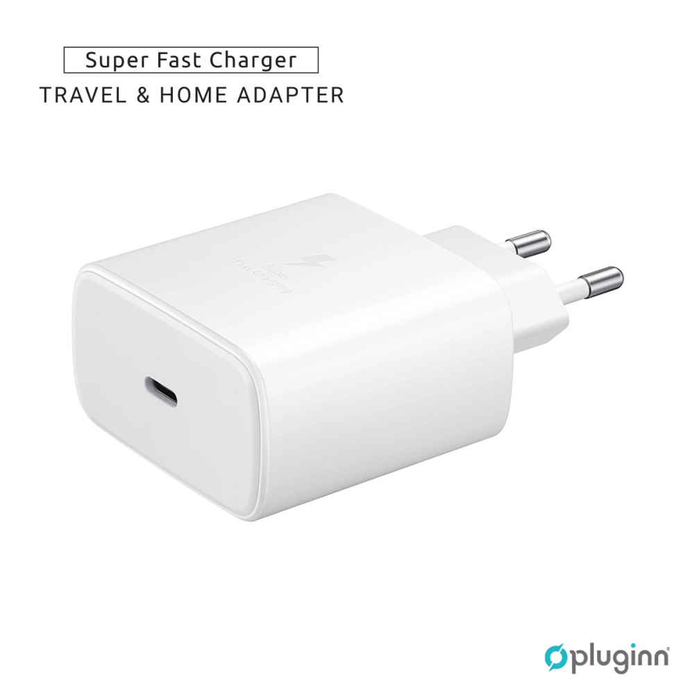 Kucni Punjac Pluginn AJ-45 PD Fast 45W redizajn za Samsung sa PD Type C kablom CE beli